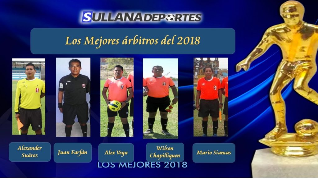 Los mejores árbitros del 2018
