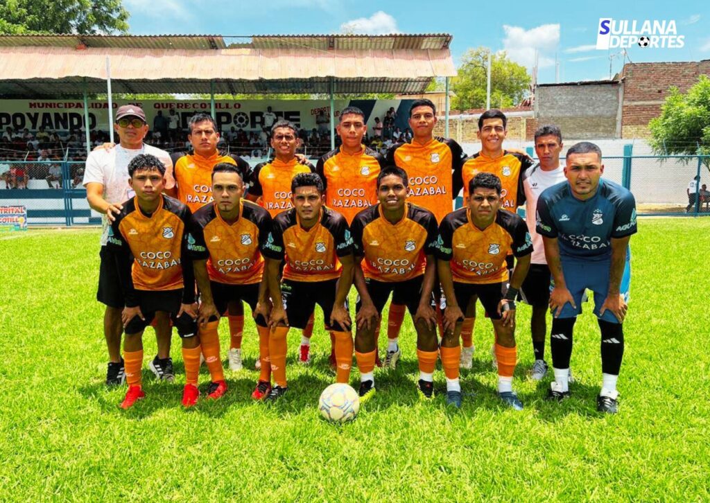 Chorrillos es el campeón del distrito de Querecotillo.